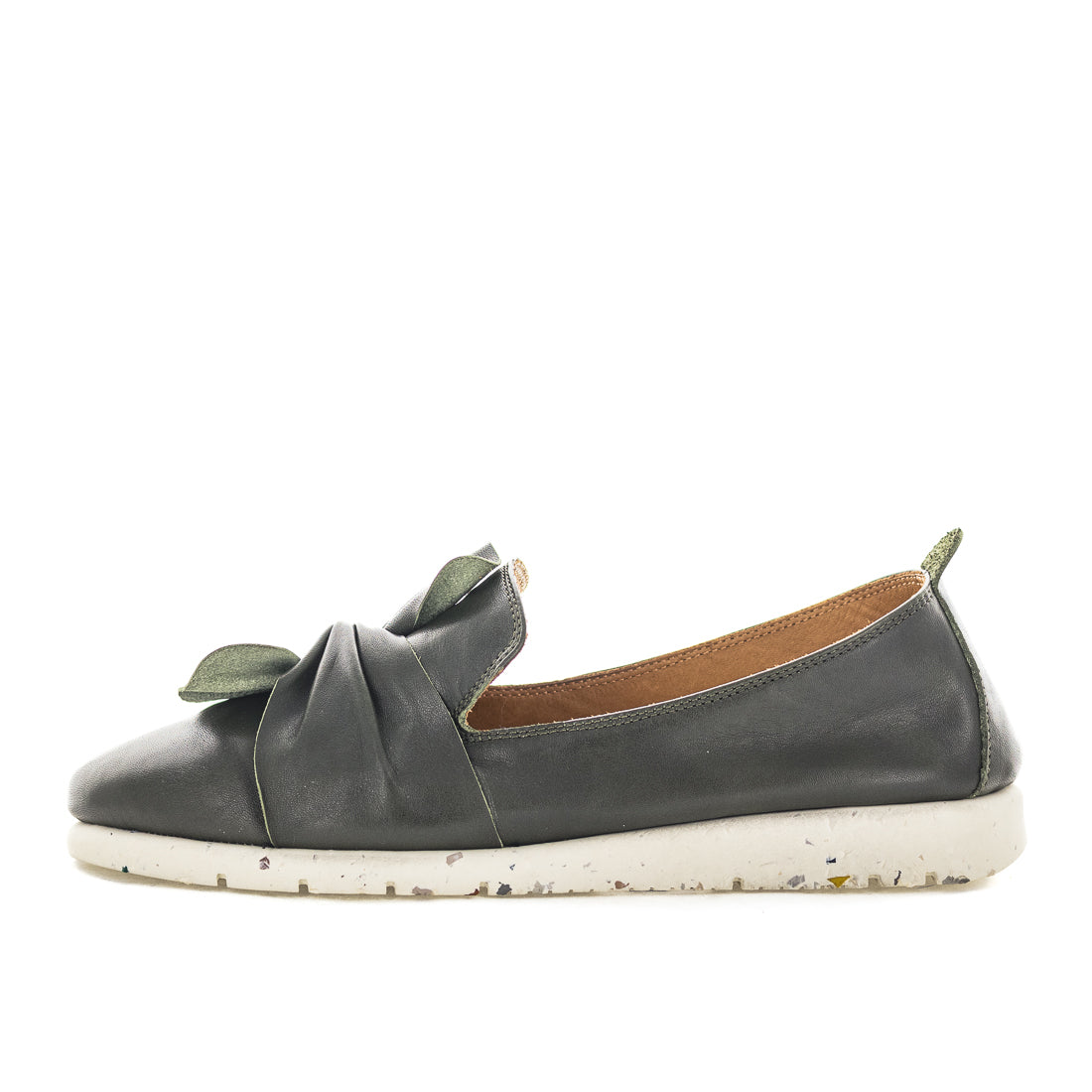 Soft Tread Allino Baly Womens Slip Ons - Dark Green (9022265950431)