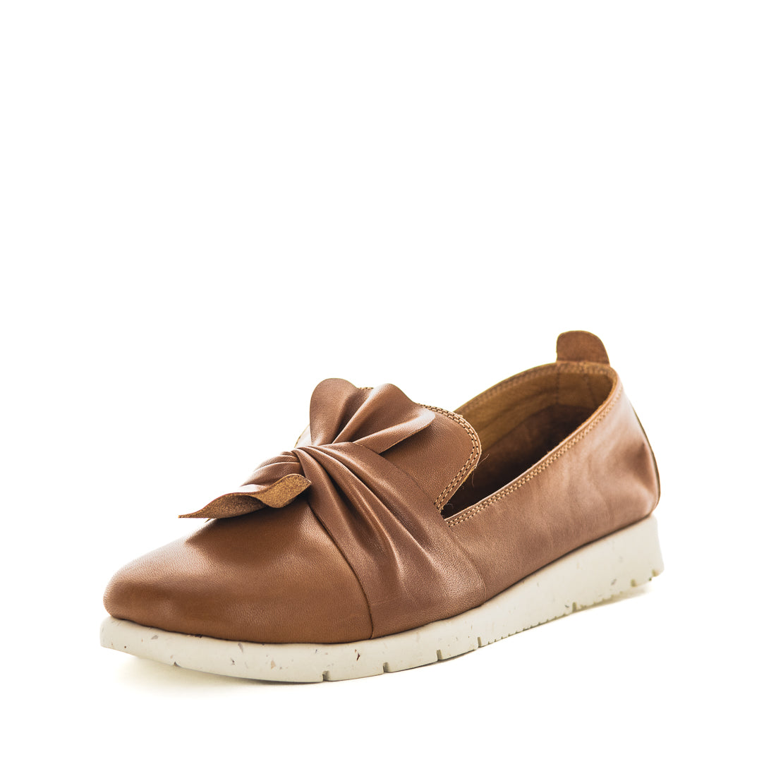 Baly-TAN-02 Soft Tread Allino Baly Womens Slip Ons - Tan (9022265917663)