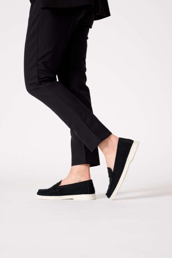 Soft Tread Allino Bonna Womens Slip Ons - Black (9002756997343)