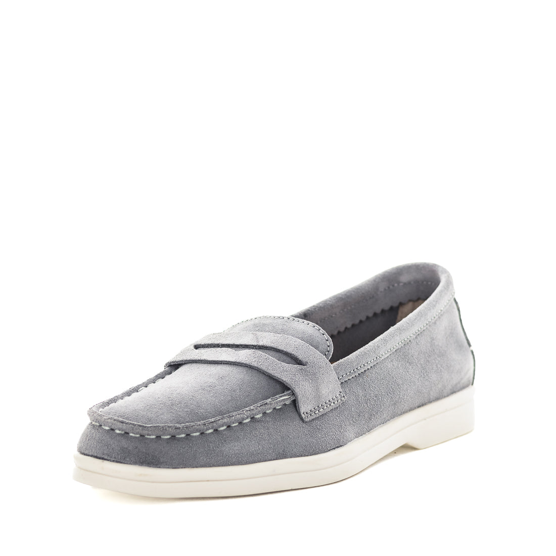 Bonna-GRY-02 Soft Tread Allino Bonna Womens Slip Ons - Grey (9002757095647)