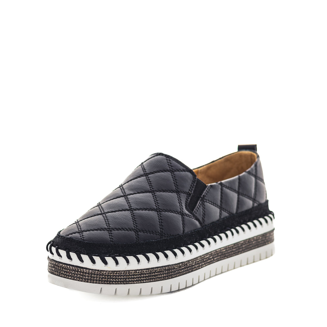 Callay-BLK-02 Just Bee Callay Womens Slip Ons (9007809921247)