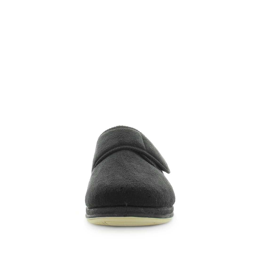 Panda Eli Men's Slippers - Black Suede (9005718962399)