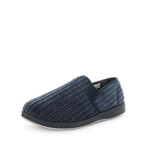 Panda Eden Men's Slippers - Navy (9003572723935)