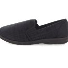Panda Edword Men's Slippers - Black Embossed (9005720862943)