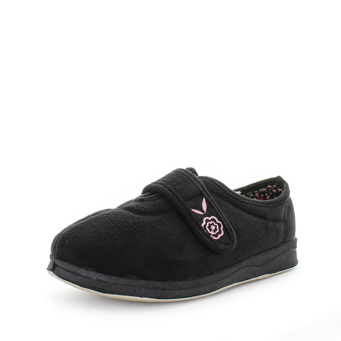 Edythe_blk_02_1 Panda Edythe Women's Slippers - Black (9003571642591)