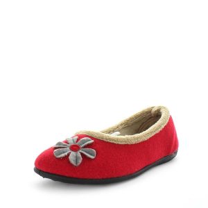 Panda Elgin Women's Slippers - Red (9003572887775)
