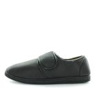 Panda Elton Men's Slippers - Black Smooth (9005720338655)