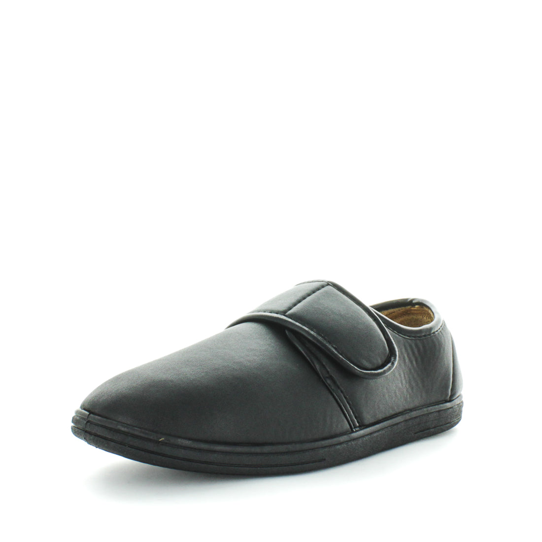 Elton_BlkSmooth02_72eeabc7-aa3f-49fa-be05-4167a4a44f49 Panda Elton Men's Slippers - Black Smooth (9005720338655)