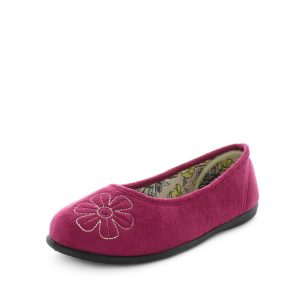 Panda Emaria Women's Slippers - Cerise (9003590287583)