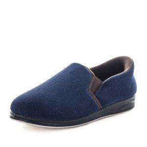 Panda Emerson Men's STEPPINS Slippers - Navy/Brown