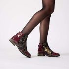 Zola Hearty Womens Boots - Wine Patent (9007881027807)