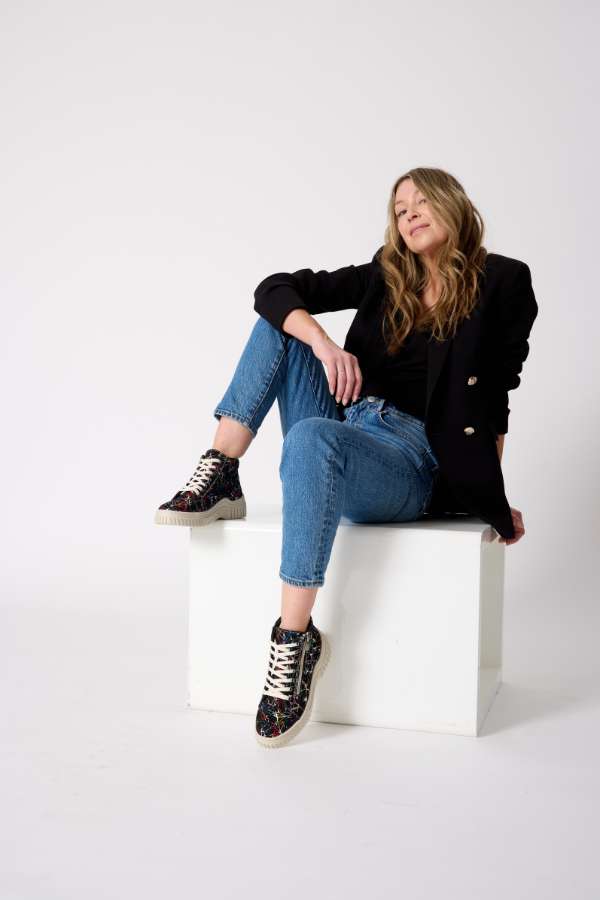 Zola Henly Womens Boots - Black Print (9022258643167)