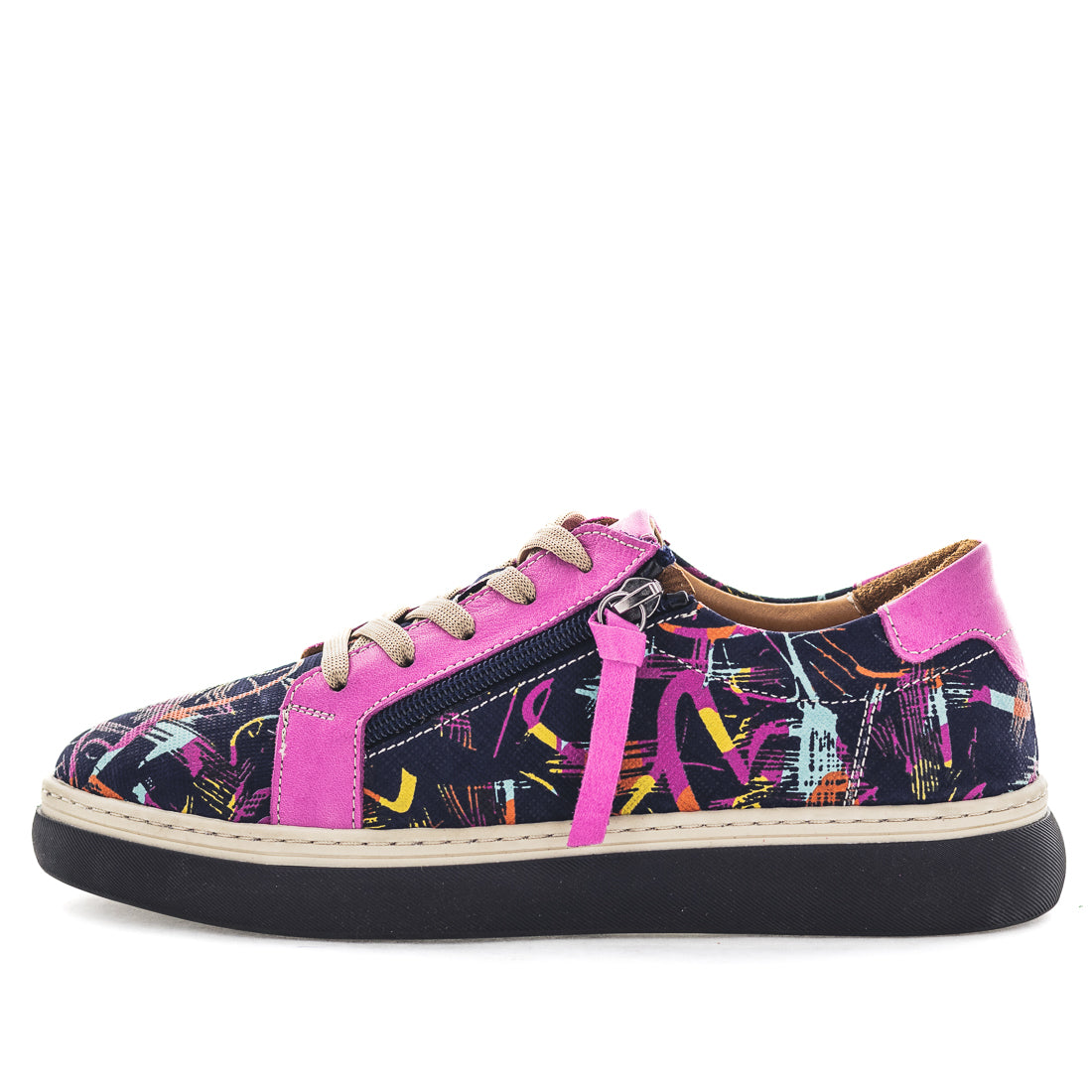 Zola Herby Womens Sneakers - Pink Print (9022254711007)