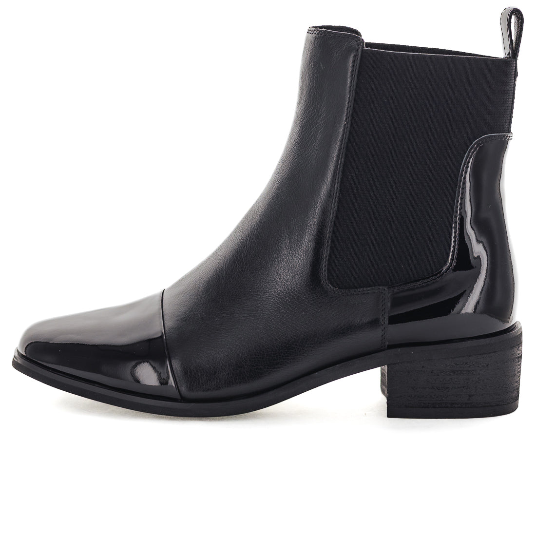 Zola Hearty Womens Boots - Black Patent (9013626110175)