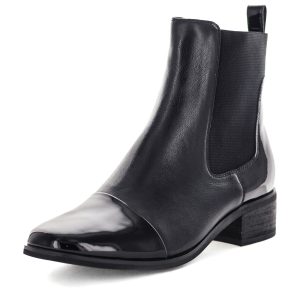 Zola Hearty Womens Boots - Black Patent (9013626110175)