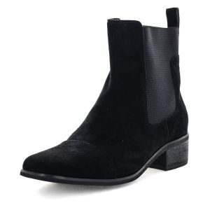 Zola Hearty Womens Boots - Black Suede (9014769713375)