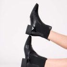 Zola Hetti Womens Boots - Black Patent (9013626110175)