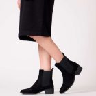 Zola Hetti Womens Boots - Black Suede (9014769713375)