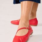 Zola Hivanna Womens Flats - Red (9022258544863)
