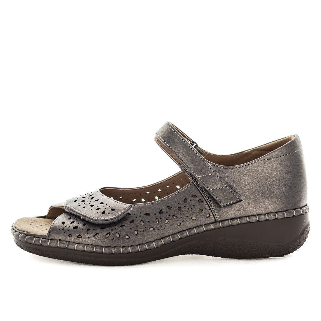 Aerocushion Mambas Womens Sandals - Pewter (9124258545887)