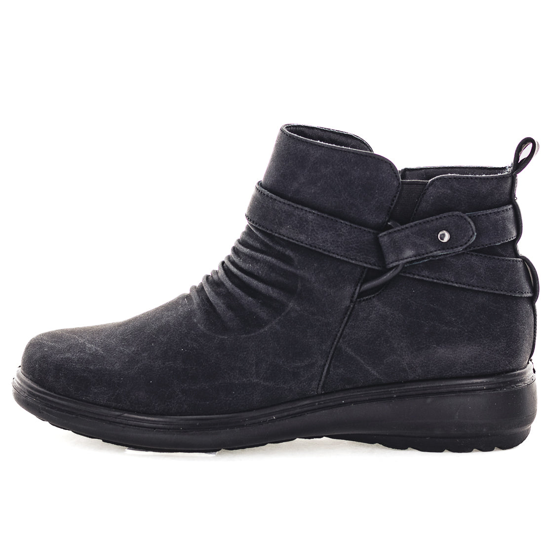 Aerocushion Marcella Womens Slip Ons - Black Brushed (9007870443743)