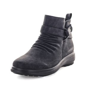 Aerocushion Marcella Womens Slip Ons - Black Brushed (9007870443743)