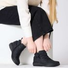 Aerocushion Marcella Womens Slip Ons - Black Brushed (9007870443743)