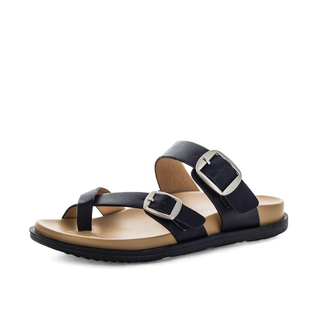 Margo-BLK-02 Aerocushion Margo Womens Sandals - Black (9148170797279)