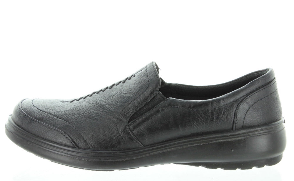 Aerocushion Maud Womens Slip Ons - Black (8990243979487)