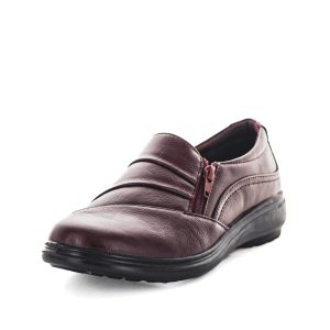 Aerocushion Mayas Womens Slip Ons - Wine (9003609653471)