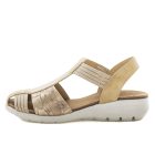 Aerocushion Mitza Womens Sandals - Beige/Snake (9116101214431)