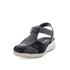 Aerocushion Mitza Womens Sandals - Black/Snake (9116101181663)