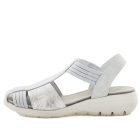 Aerocushion Mitza Womens Sandals - Silver/Snake (9134781563103)