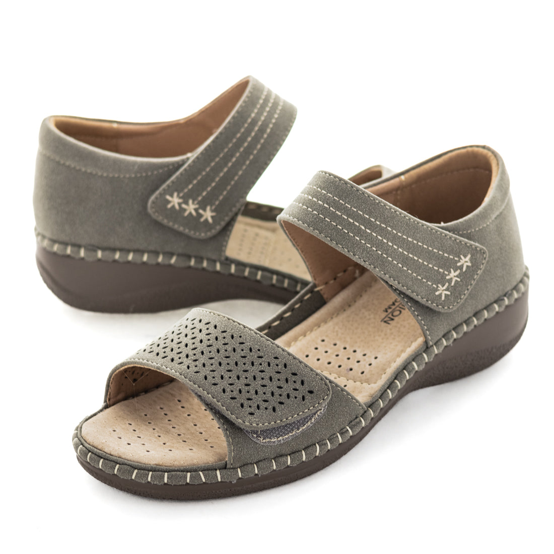 Aerocushion Moose2 Women's Sandals - Olive (9124258349279)