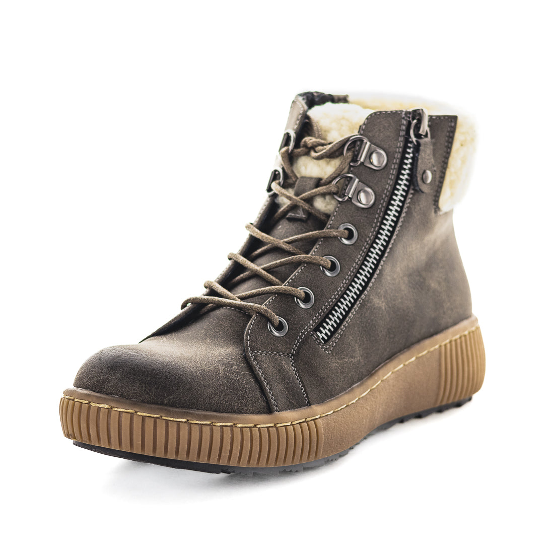 Moriah-TPEBRU-02 Aerocushion Moriah Womens Boots - Taupe Brushed (9013625946335)