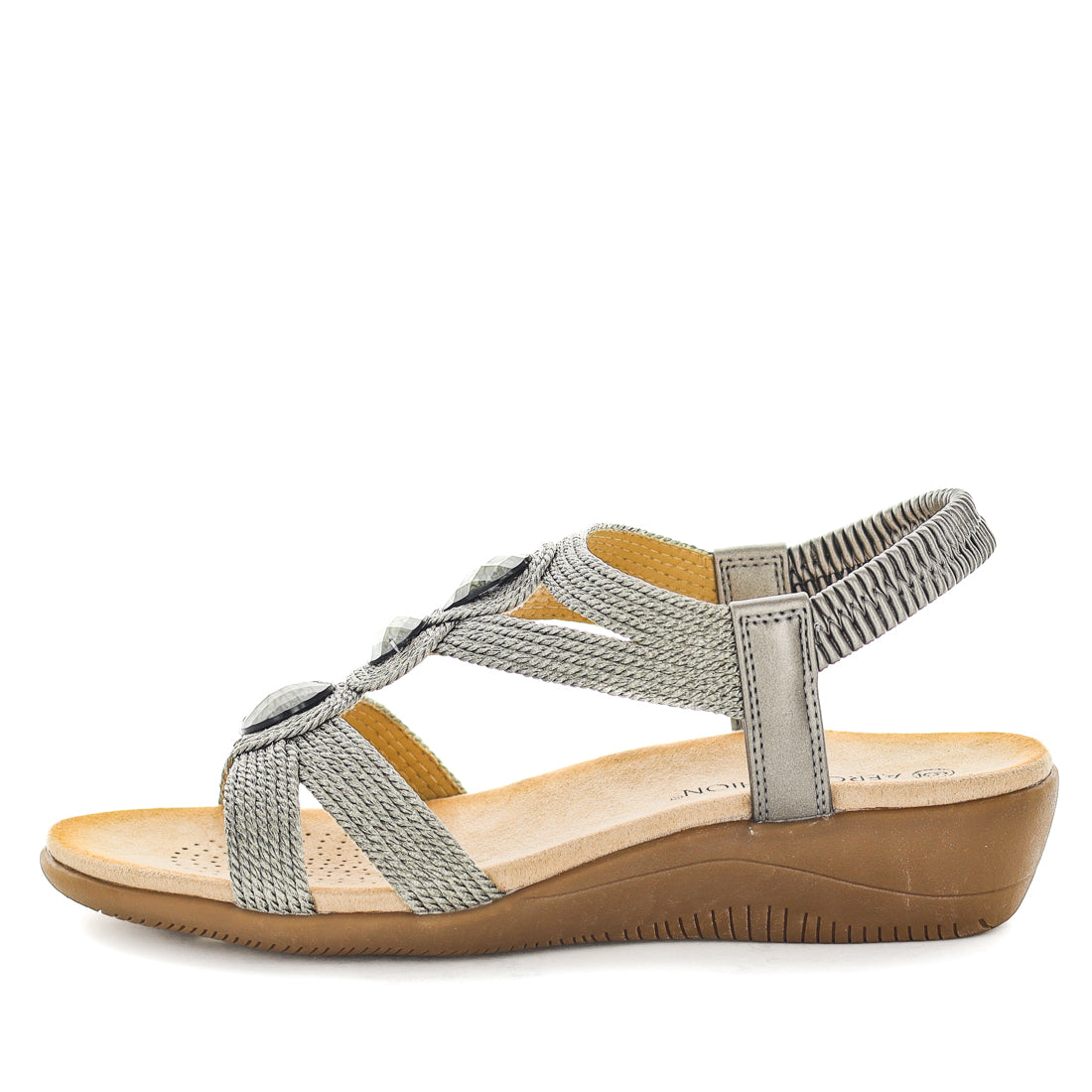 Aerocushion Myth Womens Sandals - Pewter (9043147129055) (8773057839327)