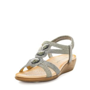 Aerocushion Myth Womens Sandals - Pewter (9043147129055) (8773057839327)