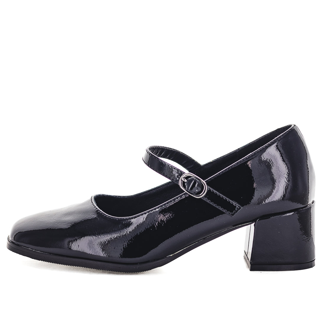 Wilde Sayge Womens Heels - Black Patent (8998794363103)