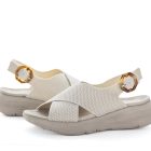 Wilde Saime Womens Sandals - Cream (9123316760799)