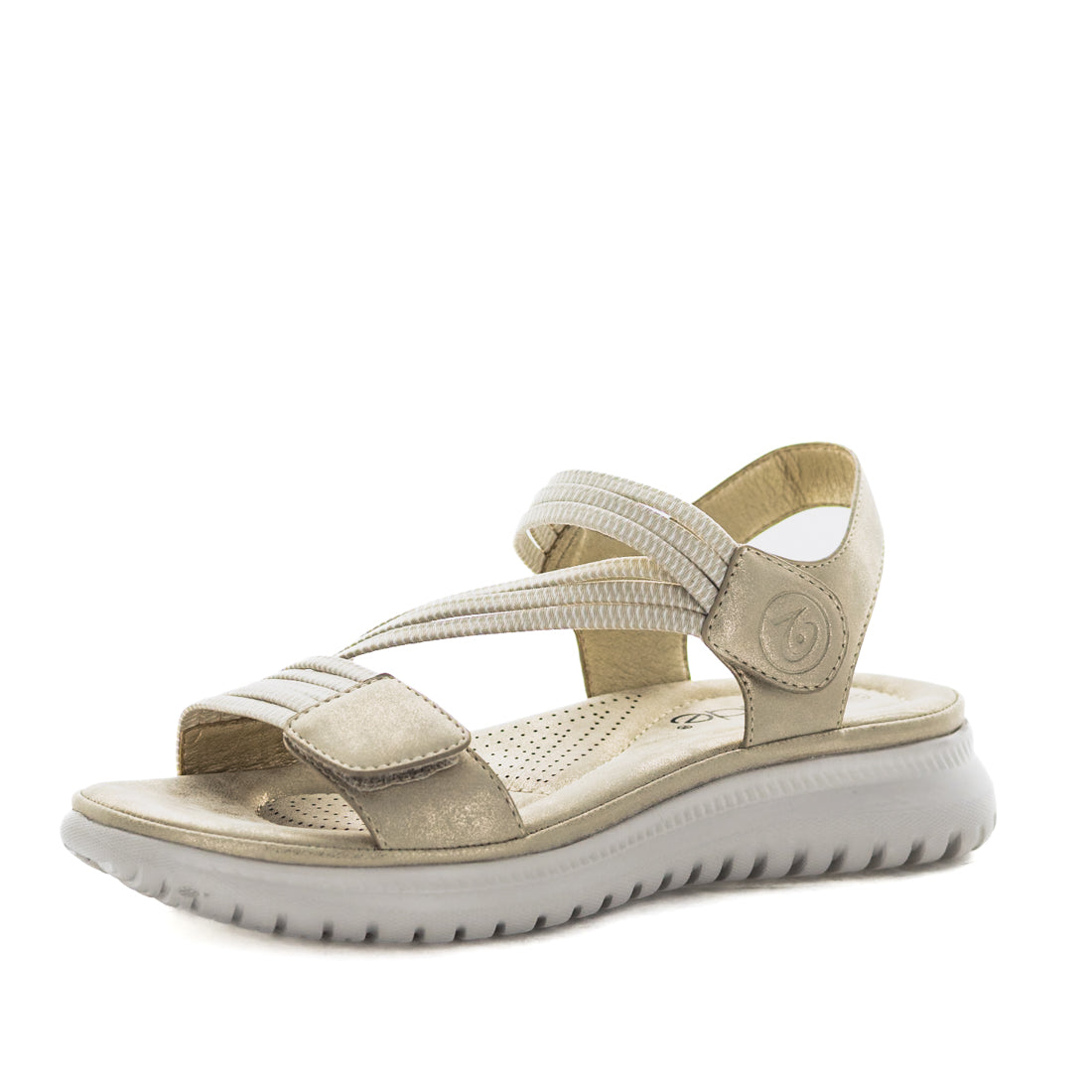 Sannah-GLDMET-02 Wilde Sannah Womens Sandals - Gold Shimmer (9085695394015)