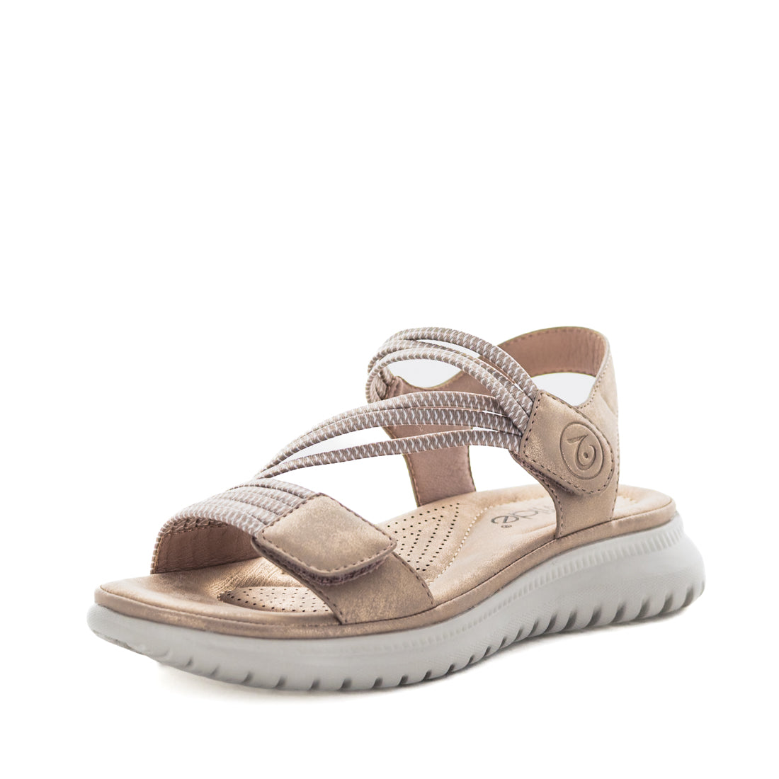 Sannah-RSEGLDMET-02 Wilde Sannah Womens Sandals - Rose Gold (9084587966687)