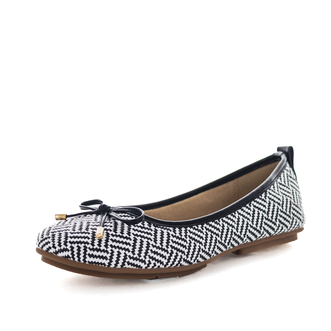 Santos-BLKWHT-02 Wilde Santos Womens Ballet - Black/White (9116095250655)