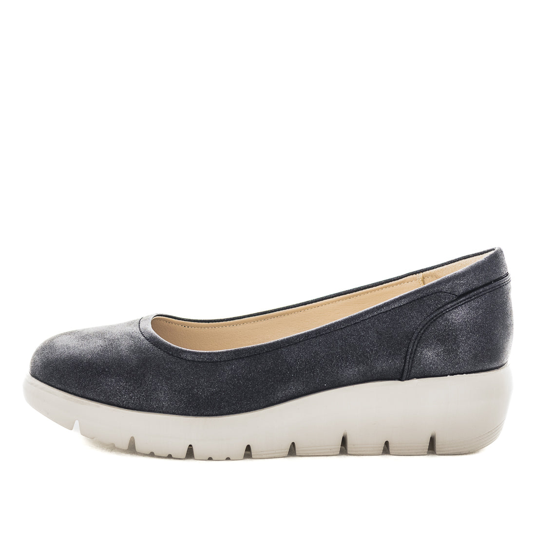 Wilde Sevyn Womens Wedges - Black Shimmer (9003585208543)