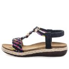 Wilde Sharleen Women's Sandals - Black Multi (9152451936479)
