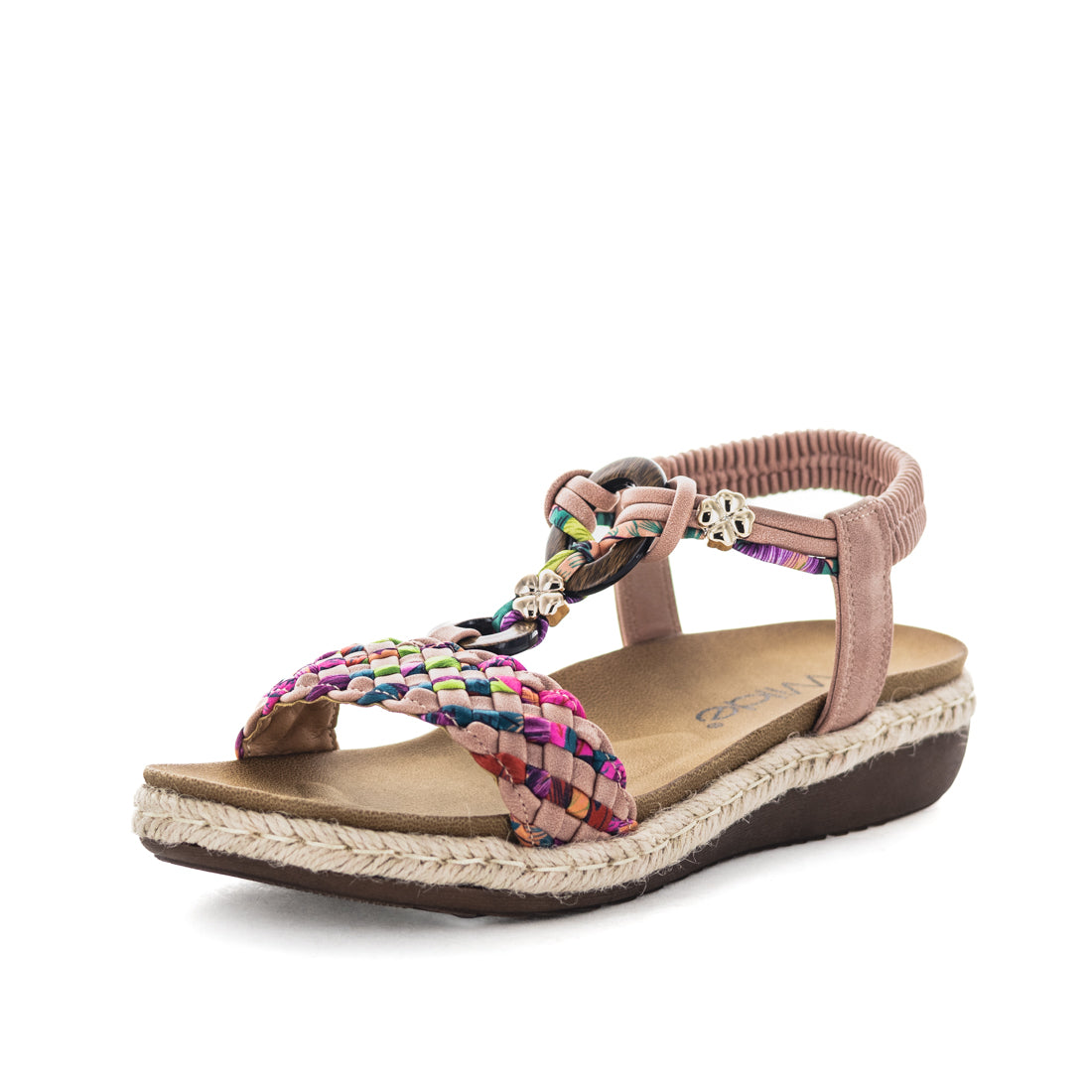 Sharleen-CRLPNKMULTI-02 Wilde Sharleen Women's Sandals - Coral Pink Multi (9152452034783)