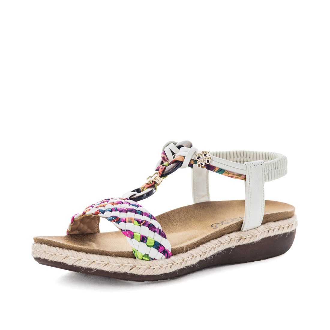 Sharleen-WHTMULTI-02 Wilde Sharleen Women's Sandals - White Multi (9152451903711)