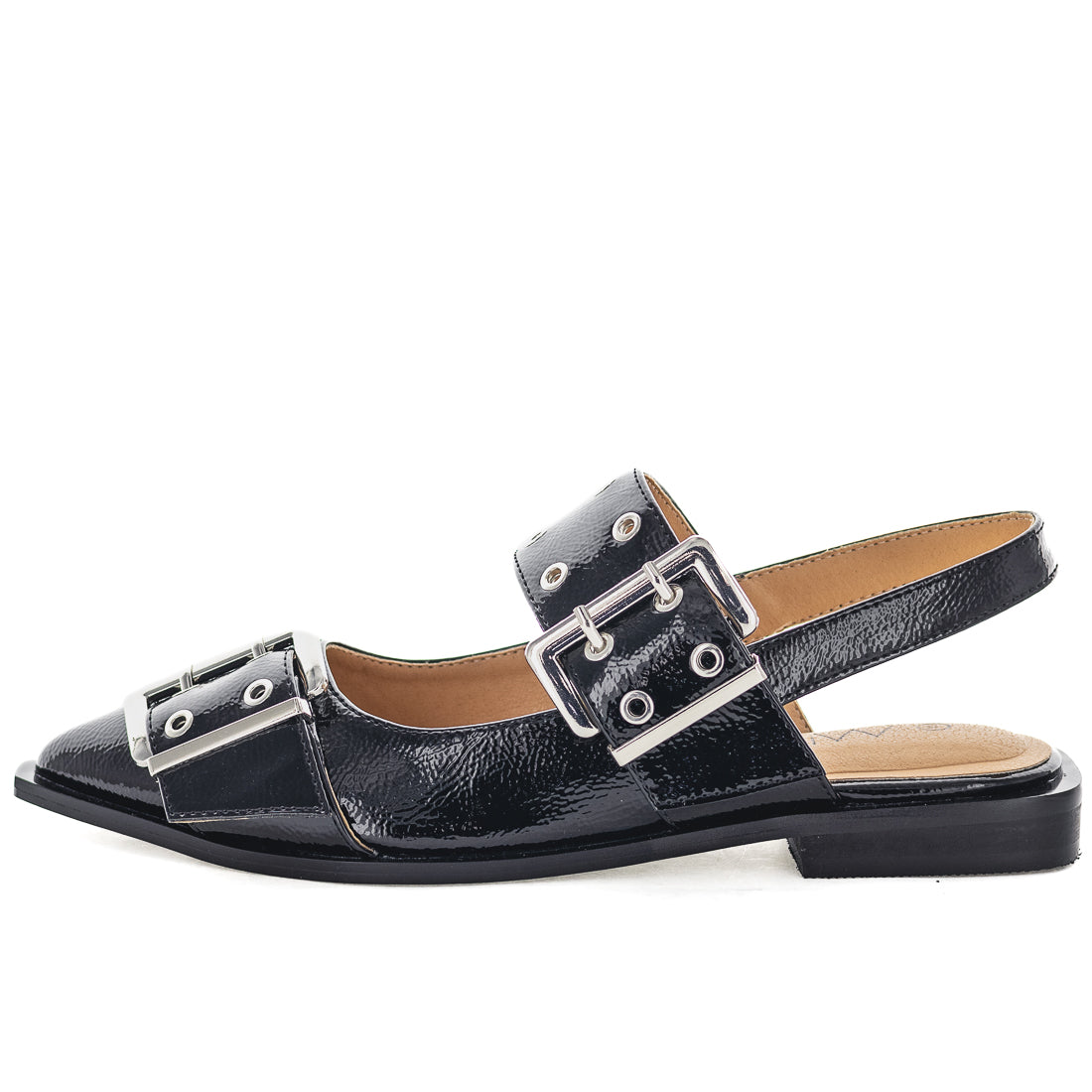 Wilde Silas Womens Flats - Black (8967020642527)