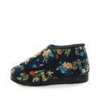 Panda Efran Women's Bootie Slippers - Navy Floral (9005720240351)