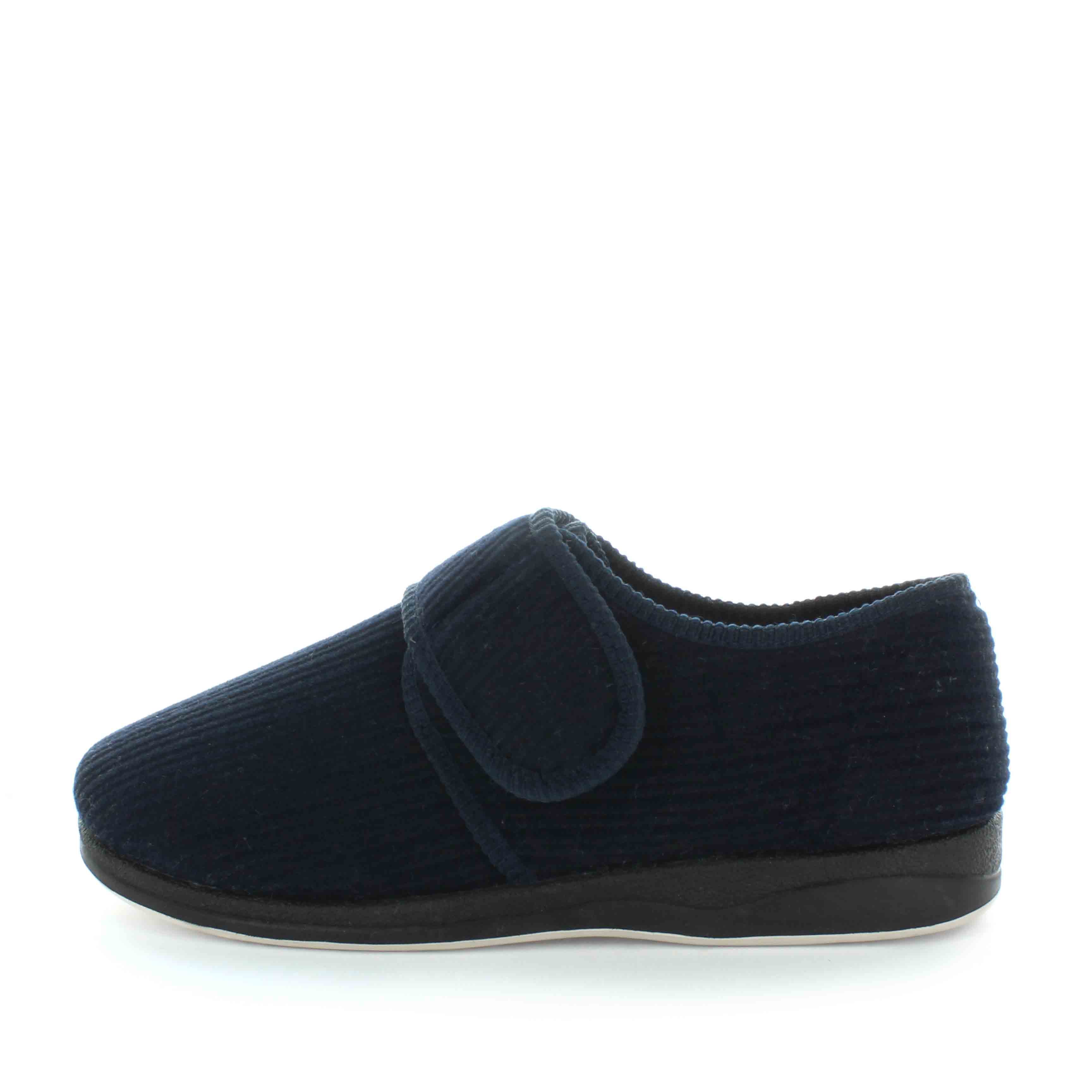 Panda Eli Men's Slippers - Navy Cord (9005719716063)