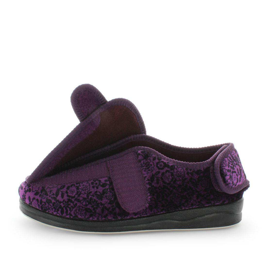 Panda Elisa II Women's Slippers - Purple (9003573346527)